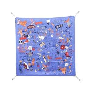 HERMES Purple Scarf